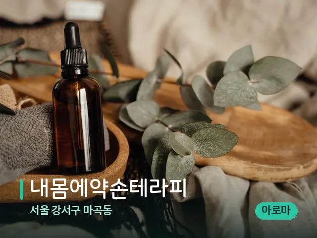 서울 강서구 마곡동 내몸에약손테라피 — 마사지 오일과 도구